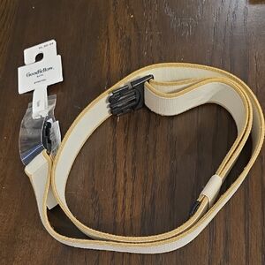 Goodfellow & Co Men's Cream and Tan Belt
